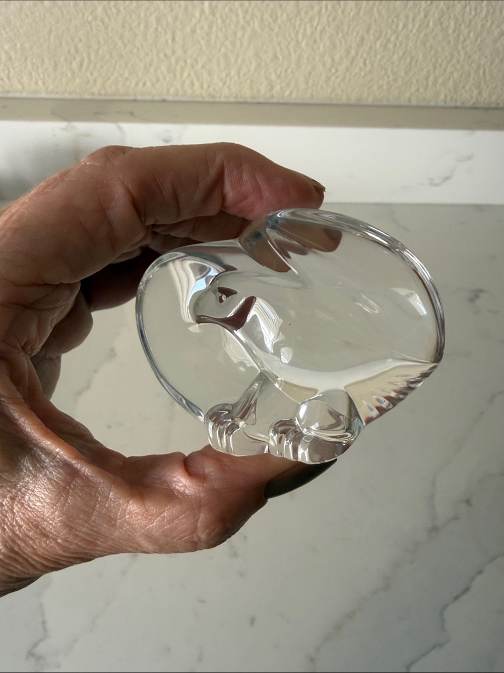 Vintage Steuben Crystal  Eagle Small Signed - Picture 2 of 6